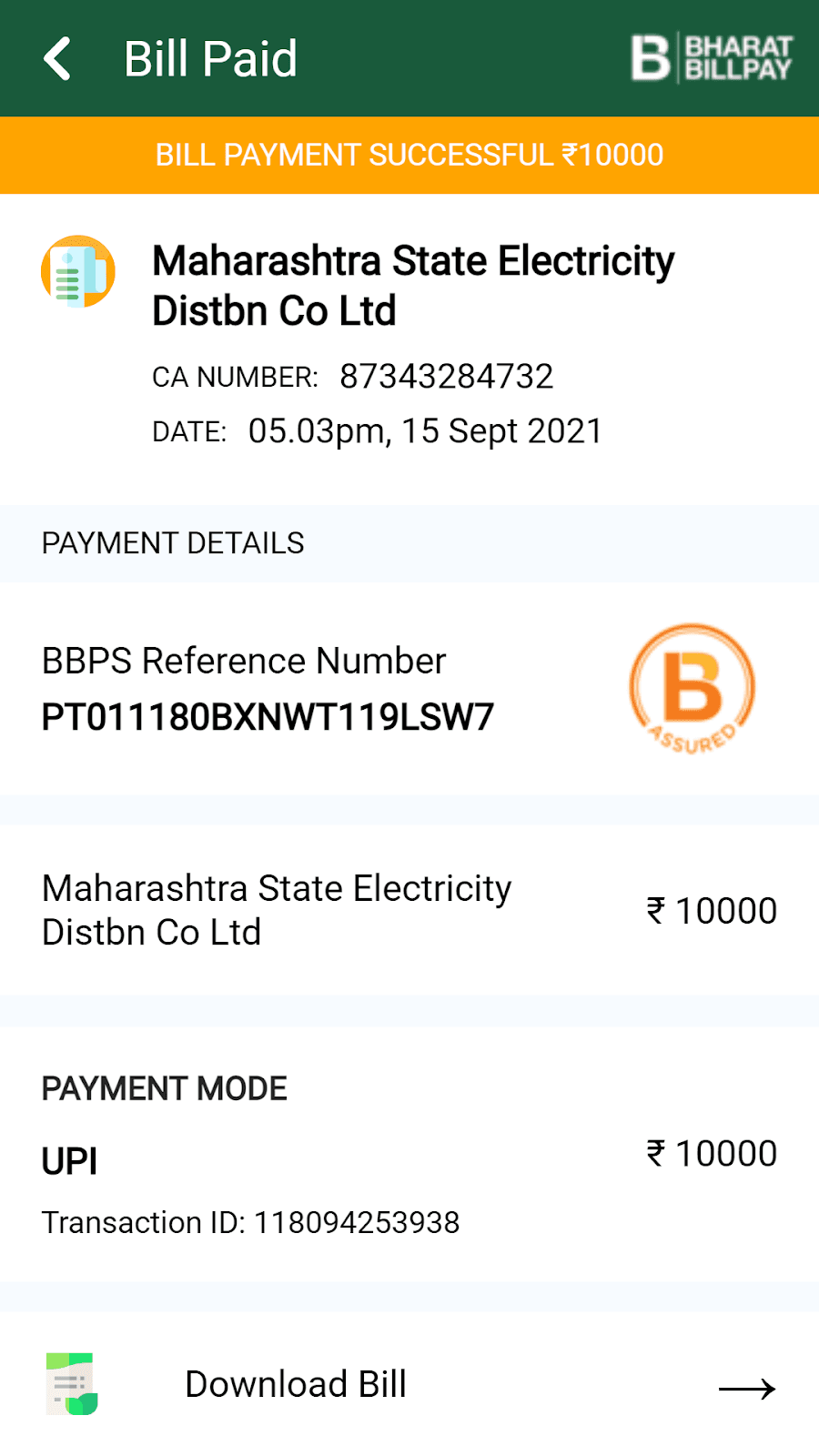 Bharat Bill Pay Service — figure 10